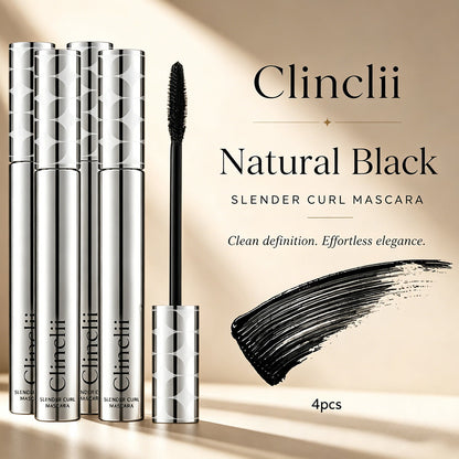 Clinclii Waterproof Mascara for 24-Hour Volume, Lift & Definition – Long-Lasting Thick, Defined Lashes
