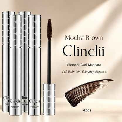 Clinclii Waterproof Mascara for 24-Hour Volume, Lift & Definition – Long-Lasting Thick, Defined Lashes
