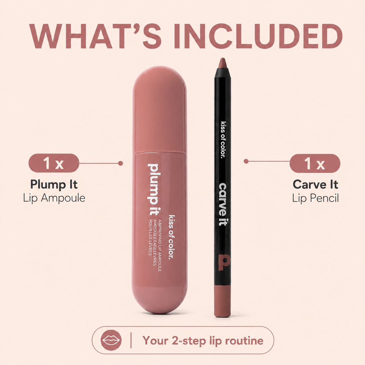Define & Hydrate Lip Duo – Lip Liner + Gloss Bundle