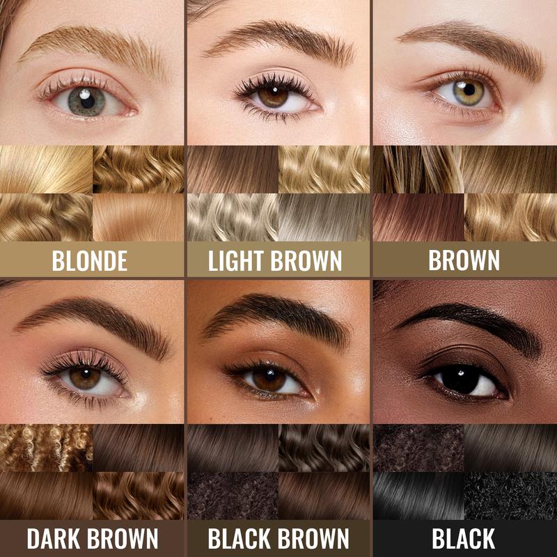 2-Pack 4-Tip Eyebrow Pen for Natural Fuller Brows