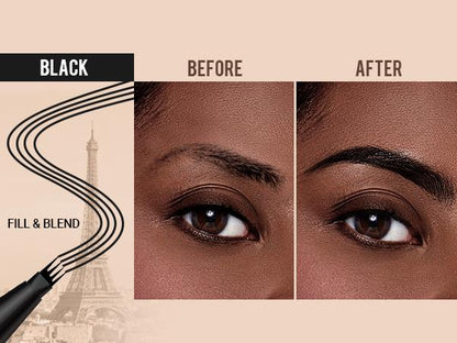 Crayon à sourcils 4 pointes pour des sourcils naturellement plus fournis