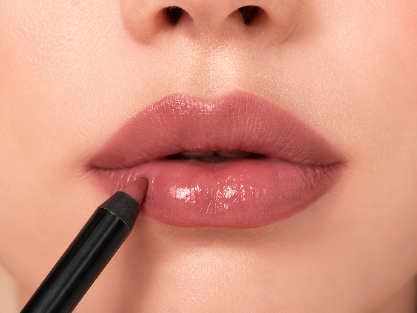 Connect and fill the lip line