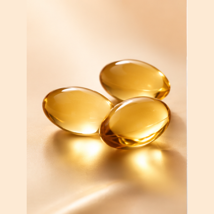 Vitamin E capsules